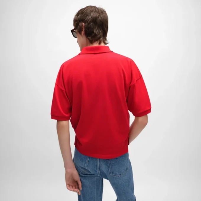 Polo Shirt in Pique Cotton Jersey Polo Shirt in Pique Cotton Jersey