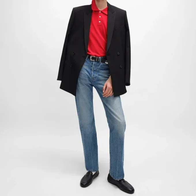 Polo Shirt in Pique Cotton Jersey Polo Shirt in Pique Cotton Jersey