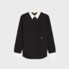 Polo Shirt in Ribbed Cotton Jersey Polo Shirt in Ribbed Cotton Jersey