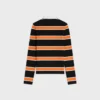 Polo Shirt in Striped Cotton Jersey Polo Shirt in Striped Cotton Jersey