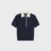 Polo Sweater in Fine Cashmere Silk Polo Sweater in Fine Cashmere Silk