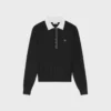 Polo Sweater in Fine Cashmere Silk Polo Sweater in Fine Cashmere Silk
