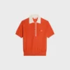 Polo Sweater in Fine Cashmere Silk Polo Sweater in Fine Cashmere Silk