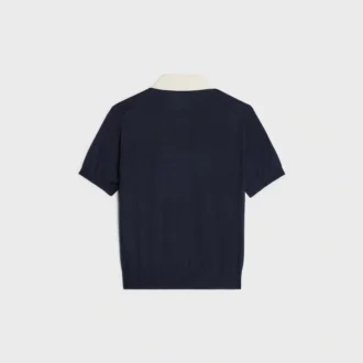 Polo Sweater in Fine Cashmere Silk