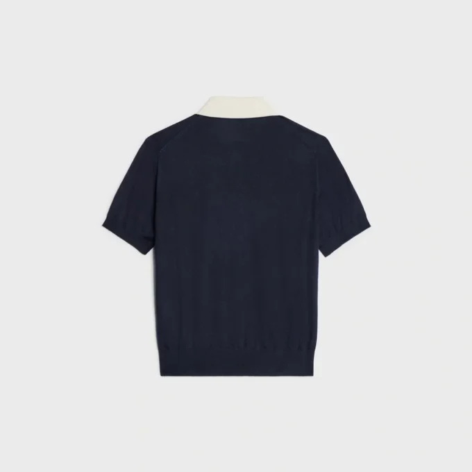 Polo Sweater in Fine Cashmere Silk Polo Sweater in Fine Cashmere Silk