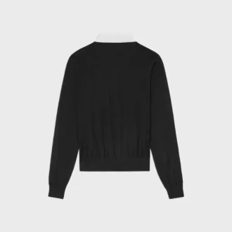 Polo Sweater in Fine Cashmere Silk