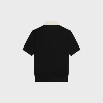 Polo Sweater in Fine Cashmere Silk