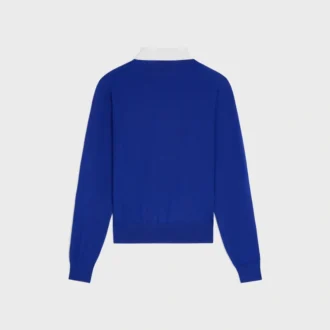 Polo Sweater in Fine Cashmere Silk