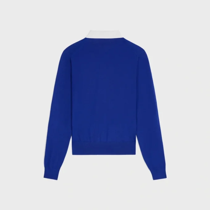 Polo Sweater in Fine Cashmere Silk Polo Sweater in Fine Cashmere Silk