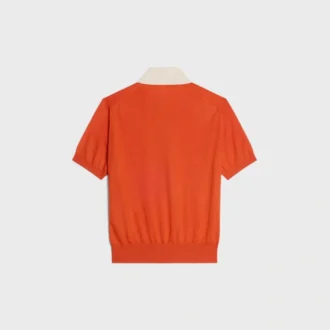 Polo Sweater in Fine Cashmere Silk