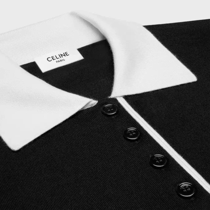 Polo Sweater in Fine Cashmere Silk Polo Sweater in Fine Cashmere Silk