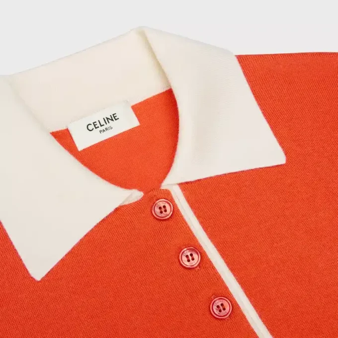 Polo Sweater in Fine Cashmere Silk Polo Sweater in Fine Cashmere Silk