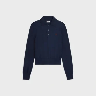 Polo Sweater in Fine Cotton