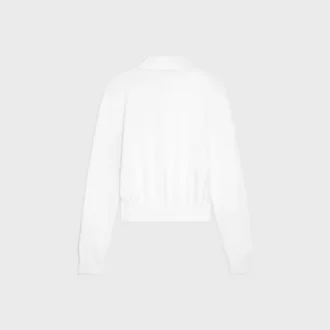 Polo Sweater in Fine Cotton