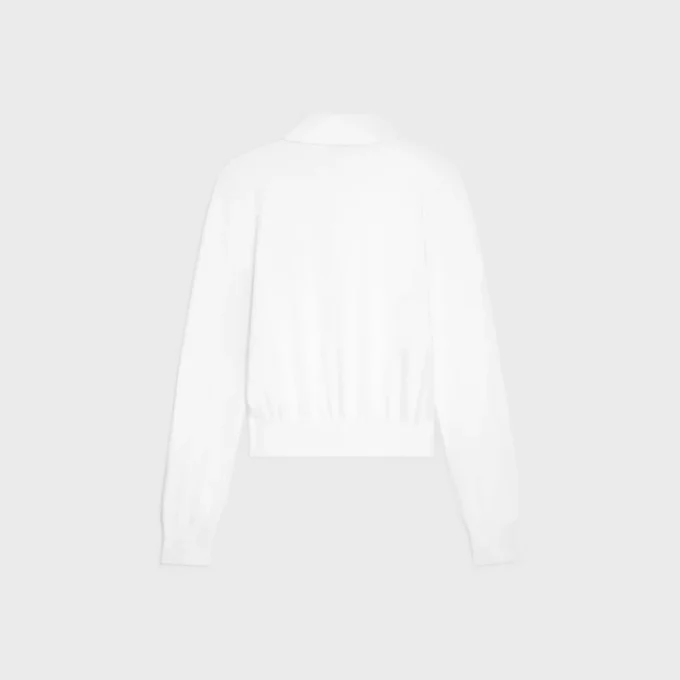 Polo Sweater in Fine Cotton Polo Sweater in Fine Cotton
