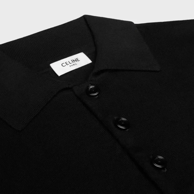 Polo Sweater in Fine Cotton Polo Sweater in Fine Cotton