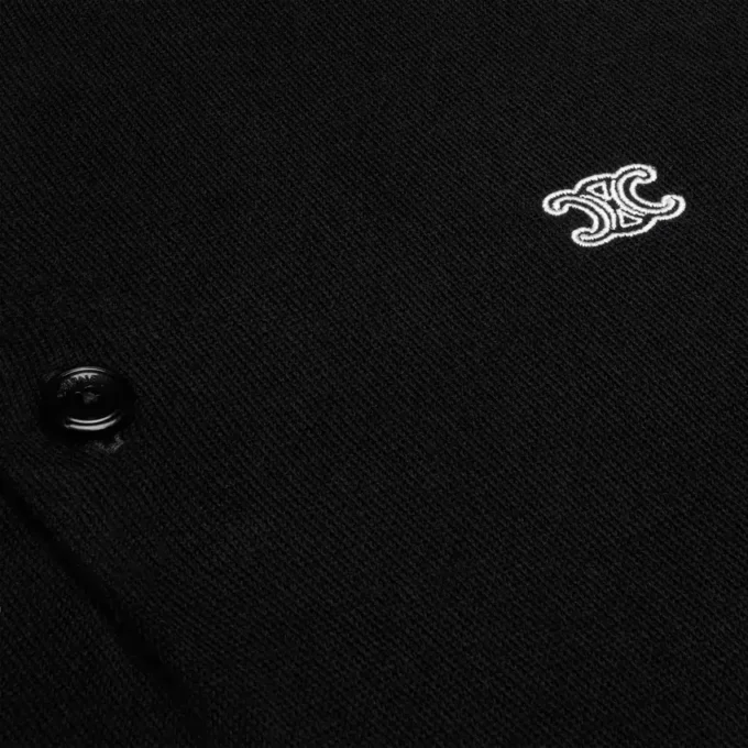Polo Sweater in Fine Cotton Polo Sweater in Fine Cotton