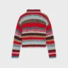 Polo Sweater in Mouline Alpaca and Wool Polo Sweater in Mouline Alpaca and Wool