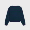 Polo Sweater in Striped Wool Polo Sweater in Striped Wool