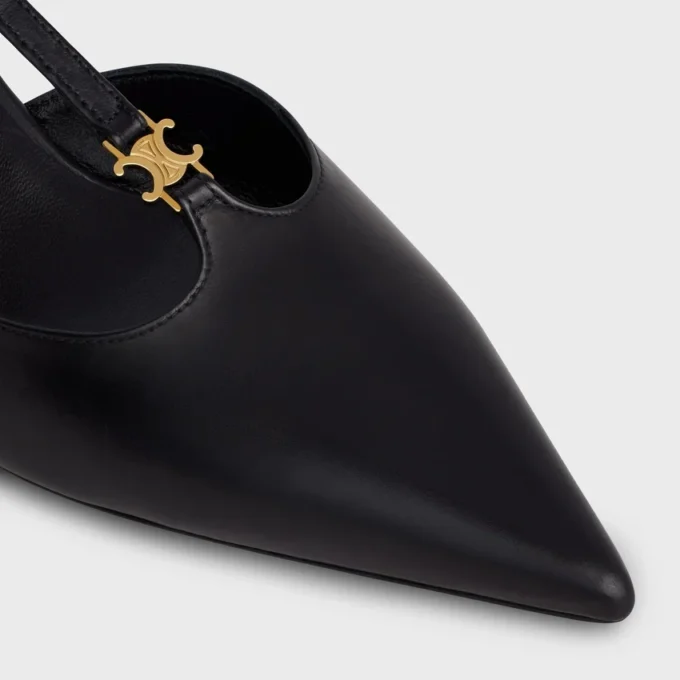 Pump Kitten in Calfskin Pump Kitten in Calfskin