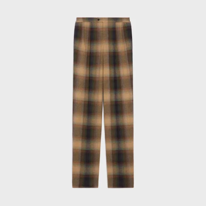 Pyjama Trousers in Checked Wool Pyjama Trousers in Checked Wool