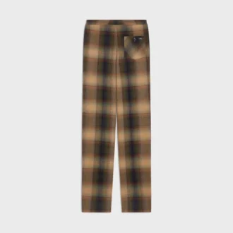 Pyjama Trousers  in Checked Wool