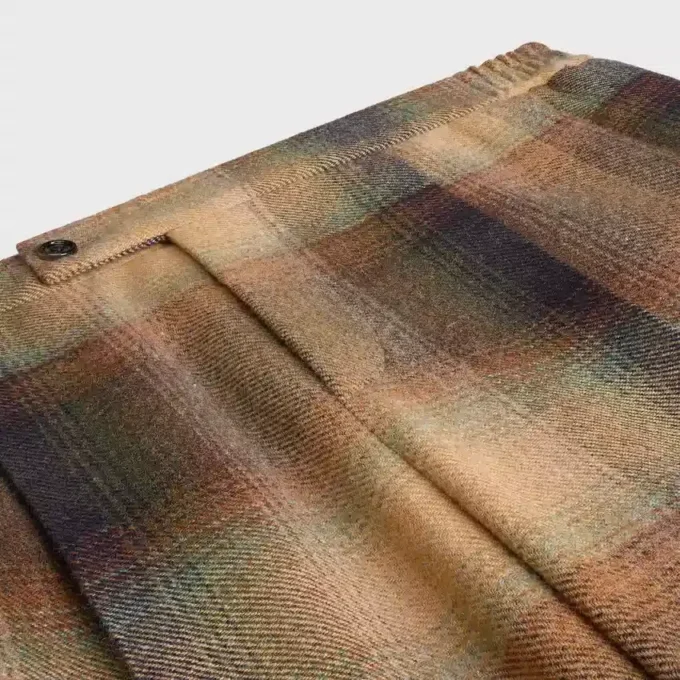 Pyjama Trousers in Checked Wool Pyjama Trousers in Checked Wool