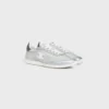 Racer Sneaker in Nylon, Laminated Calfskin and Calfskin Racer Sneaker in Nylon, Laminated Calfskin and Calfskin