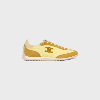 Racer Sneaker in Nylon, Suede Calfskin and Calfskin