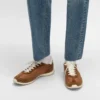Racer Sneaker in Nylon, Suede Calfskin and Calfskin Racer Sneaker in Nylon, Suede Calfskin and Calfskin