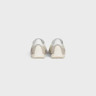 Racer Sneaker in Nylon, Suede Calfskin and Calfskin