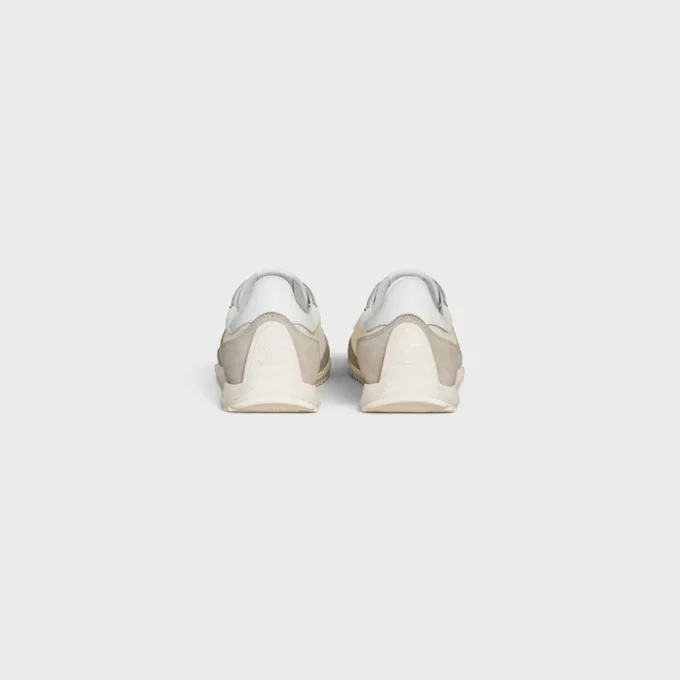 Racer Sneaker in Nylon, Suede Calfskin and Calfskin Racer Sneaker in Nylon, Suede Calfskin and Calfskin