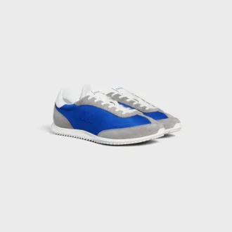 Racer Sneaker in Nylon, Suede Calfskin and Calfskin