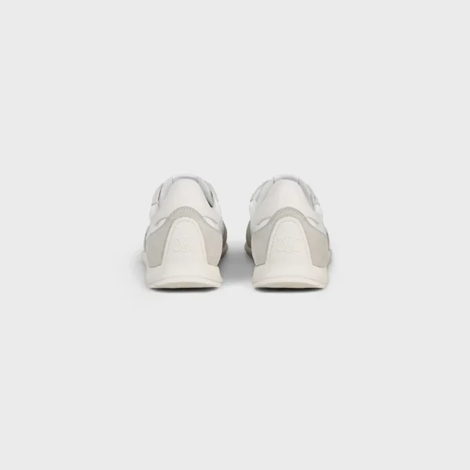 Racer Sneaker in Nylon, Suede Calfskin and Calfskin Racer Sneaker in Nylon, Suede Calfskin and Calfskin