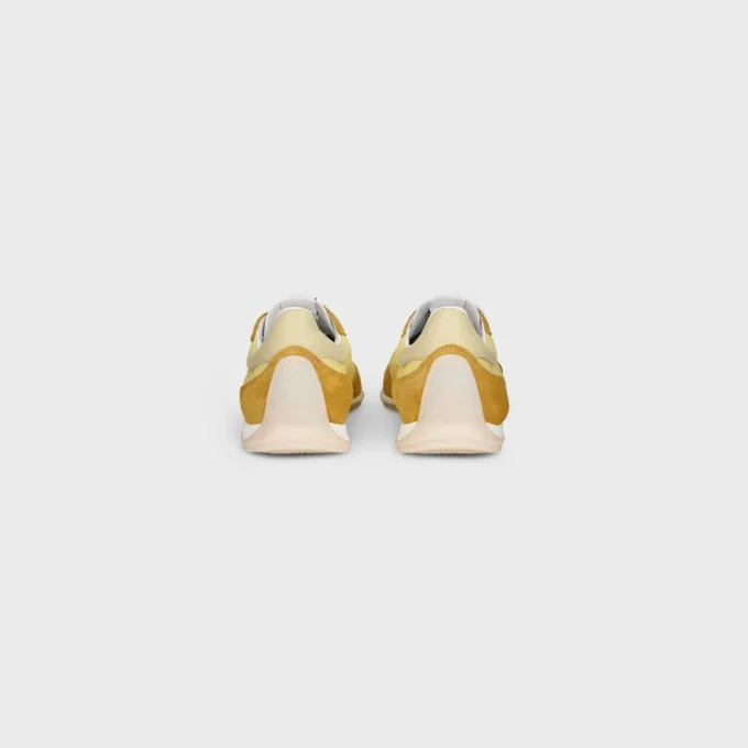 Racer Sneaker in Nylon, Suede Calfskin and Calfskin Racer Sneaker in Nylon, Suede Calfskin and Calfskin