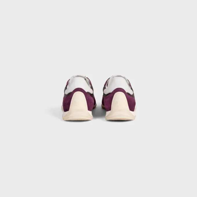 Racer Sneaker in Nylon, Suede Calfskin and Calfskin Racer Sneaker in Nylon, Suede Calfskin and Calfskin