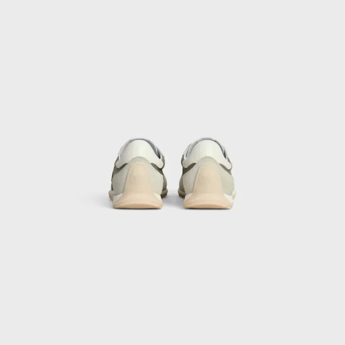 Racer Sneaker in Nylon, Suede Calfskin and Calfskin Racer Sneaker in Nylon, Suede Calfskin and Calfskin