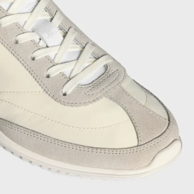Racer Sneaker in Nylon, Suede Calfskin and Calfskin Racer Sneaker in Nylon, Suede Calfskin and Calfskin