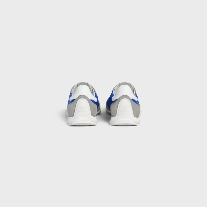 Racer Sneaker in Nylon, Suede Calfskin and Calfskin Racer Sneaker in Nylon, Suede Calfskin and Calfskin