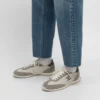 Racer Sneaker in Nylon, Suede Calfskin and Calfskin Racer Sneaker in Nylon, Suede Calfskin and Calfskin