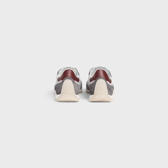Racer Sneaker in Nylon, Suede Calfskin and Calfskin Racer Sneaker in Nylon, Suede Calfskin and Calfskin