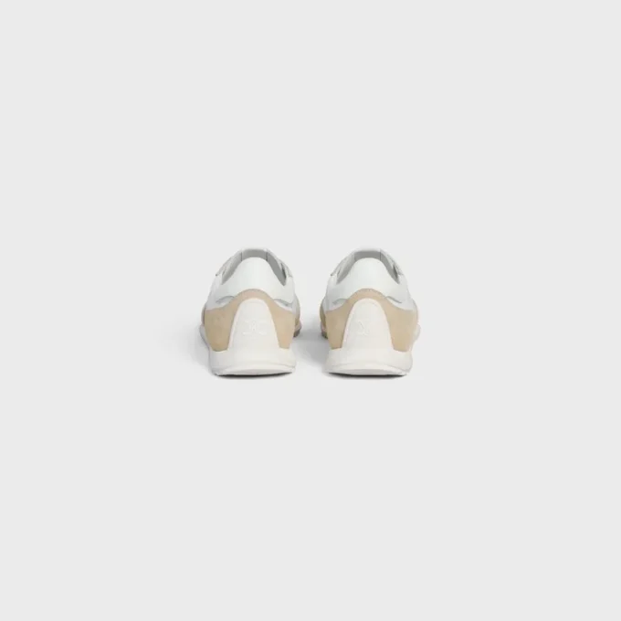 Racer Sneaker in Nylon, Suede Calfskin and Calfskin Racer Sneaker in Nylon, Suede Calfskin and Calfskin