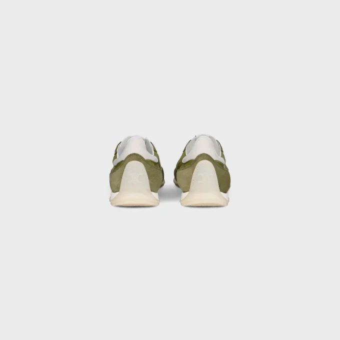 Racer Sneaker in Nylon, Suede Calfskin and Calfskin Racer Sneaker in Nylon, Suede Calfskin and Calfskin