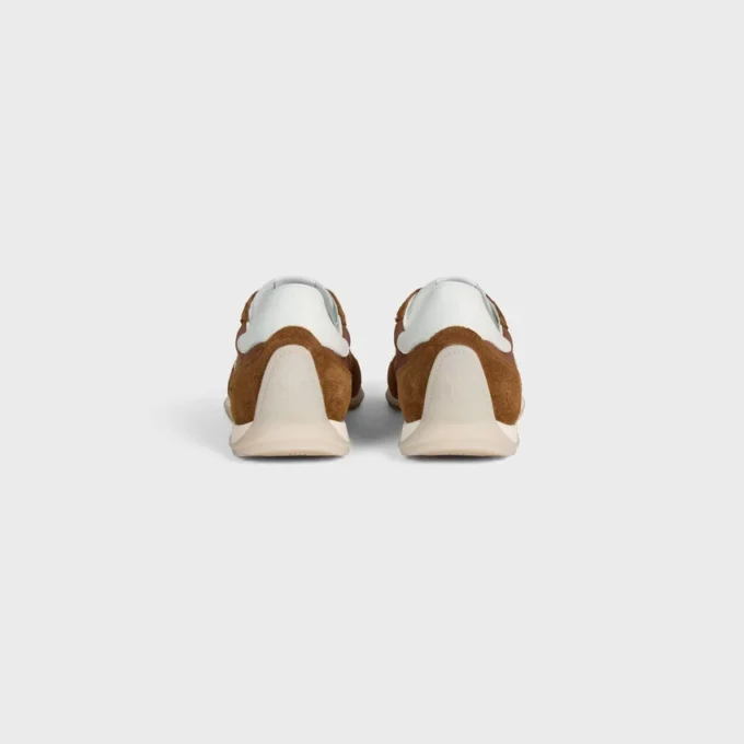 Racer Sneaker in Nylon, Suede Calfskin and Calfskin Racer Sneaker in Nylon, Suede Calfskin and Calfskin