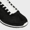 Racer Sneaker in Nylon, Suede Calfskin and Calfskin Racer Sneaker in Nylon, Suede Calfskin and Calfskin