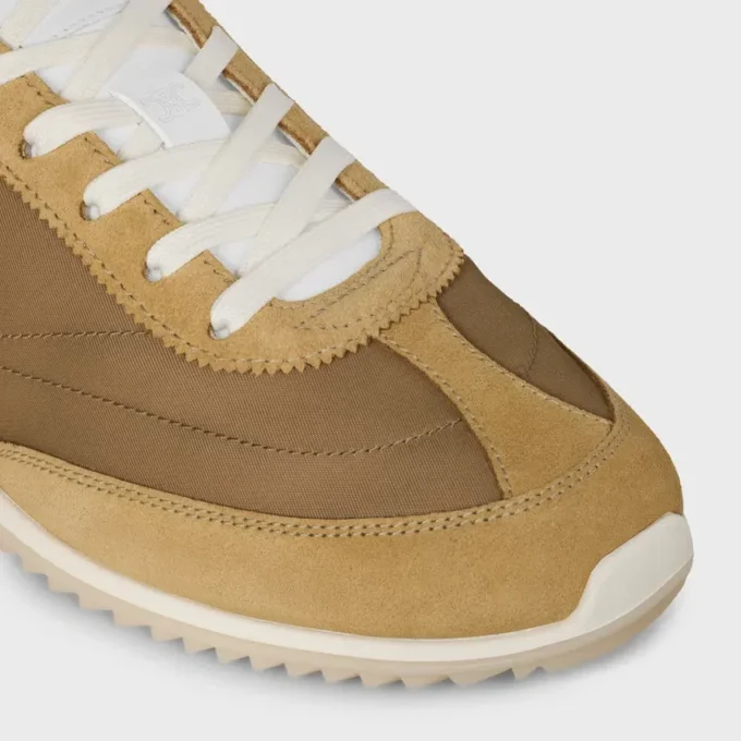 Racer Sneaker in Nylon, Suede Calfskin and Calfskin Racer Sneaker in Nylon, Suede Calfskin and Calfskin