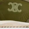 Racer Sneaker in Nylon, Suede Calfskin and Calfskin Racer Sneaker in Nylon, Suede Calfskin and Calfskin