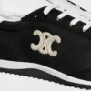 Racer Sneaker in Nylon, Suede Calfskin and Calfskin Racer Sneaker in Nylon, Suede Calfskin and Calfskin