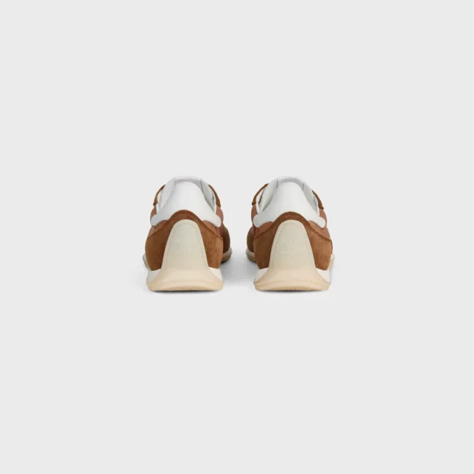 Racer Sneaker in Nylon, Suede Calfskin and Calfskin Racer Sneaker in Nylon, Suede Calfskin and Calfskin