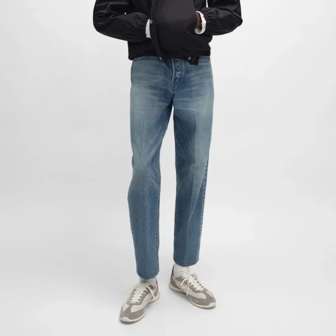 Racer Sneaker in Nylon, Suede Calfskin and Calfskin Racer Sneaker in Nylon, Suede Calfskin and Calfskin